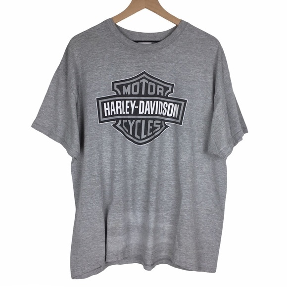 HARLEY DAVIDSON Vintage T Shirt Mobile Bay Alabama Battleship 2002 Y2K Size XL - Picture 2 of 16